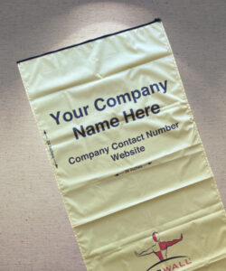 AIRWALL Product with "your company name here" on it